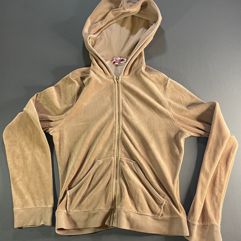 Cozy Tan Zip-Up Hoodie
